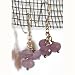 Sterling Silver Lavender Chalcedony Cluster Earrings