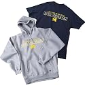 Michigan Wolverines Sweatshirt and T-Shirt Combo