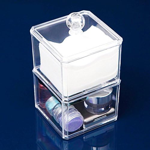 GUOGUOGO Transparent 2 Tower Clear Rhinestone Display Boxes