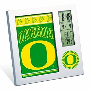 NCAA Oregon Ducks Digital Desk Clock