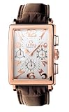 Gevril Men's 5110 Rose Gold Avenue of Americas Automatic Chronograph Watch