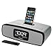 Ihome Ip90 Dual Alarm Clock Radio With Am/fm Presets And Dock For Ipod And Iphone (silver) Image #1