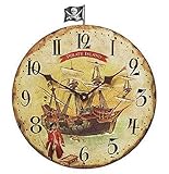 Timeworks Clocks - Pirate Island Wall Clock
