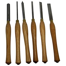 Delta 46-625 Lathe Spindle Turning Tools, Set of 6