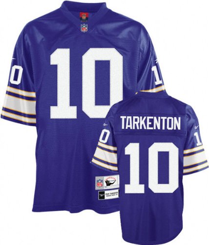 Fran Tarkenton Purple Reebok NFL Premier 1978 Throwback Minnesota Vikings Jersey
