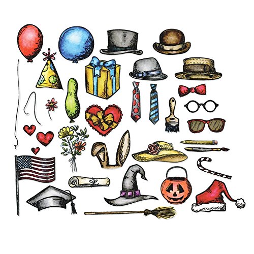 Sizzix 660953 crazy things framelits dies by tim holtz