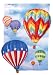 Red Carpet Studios Expressions Decorative Flag, Hot Air Balloons, Large