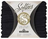 Softees Towels with Duraguard, Black, 10pk
