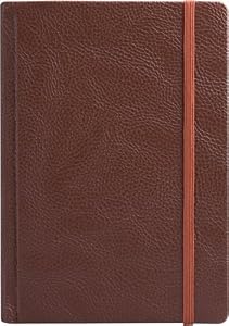 Padua Brown Faux Leather Journal, lined, 6x8