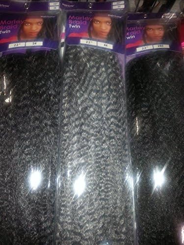 Hair Sense Fashion Leader Marley Braid Twin 22" GREY COLORS (#51)