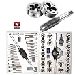 Pro-Grade 45-Piece Large-Diameter Alloy Steel Tap & Die Tool Set - SAE