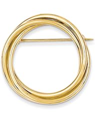 14k Circle Pin