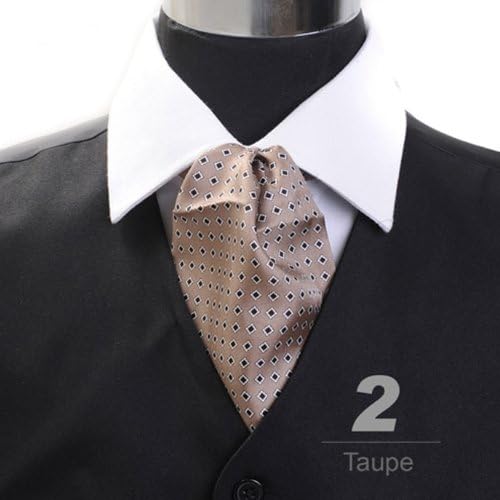 Geometric Diamond Ascot Tie