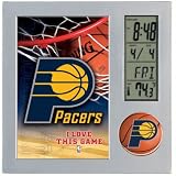Indiana Pacers Desk Clock and Frame