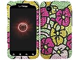 Daisy Rainbow Bling Rhinestone Faceplate Diamond Crystal Hard Skin Case Cov ....