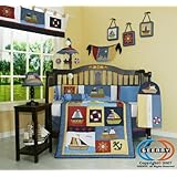 Boutique Brand New GEENNY Boy Sailor 13PCS Baby Nursery CRIB BEDDING SET