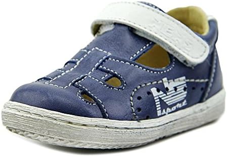 Nens Kid's Cut Out Sneaker, Iris/Blanco, 19 M EU/4 M US Infant