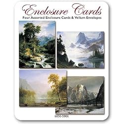Landscapes - Set of Four Gift Cards and Vellum Envelopes