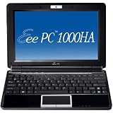 ASUS Eee PC 1000HA 10.1-Inch Fine Ebony Netbook - 7 Hour Battery Life
