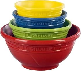 Le Creuset Silicone Prep Bowls, Multi-colored