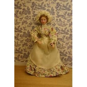 <b>Miniature Porcelaine Maid Dollhouse Miniature</b>