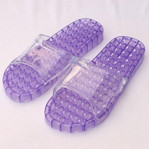 Acupressure Message House Slippers (purple)