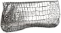 Jalda Luxe Croc-Embossed Eden Clutch,Pewter,one size