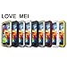 Love Mei Shockproof Waterproof Dust/Dirt/Snow Proof Aluminum Metal Gorilla Glass Military Heavy Duty Protection Case Cover for Samsung Galaxy S5 S V I9600 Red
