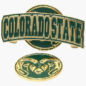 Colorado State Rams Hat Clip Golf Ball Marker
