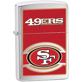Zippo - Briquet tempete collection Football Americain NFL San Francisco 49ers - Made in USA - 24630