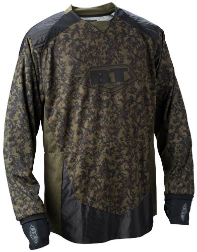 BT Combat ZE Paintball Jersey - Woodland Digi - Small