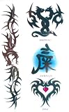 Soulmates Karma Dragons Temporary Tattoos