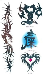 Soulmates Karma Dragons Temporary Tattoos