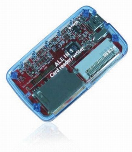iMicro All-in-One USB 2.0 External Card Reader EXT-AI1-CS (Blue) iMicro All-in-One USB 2.0 External Card Reader EXT-AI1-CS (Blue)