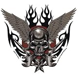 Top Heavy - Iron Wrench Skull - Sticker / Decal