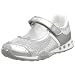 Geox Toddler/Little Kid Jocker Girl Shoe,Silver,24 EU (US Toddler 8 M)