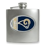 Review Quality Gold  / St. Louis Rams Stainless Steel Hip Flask