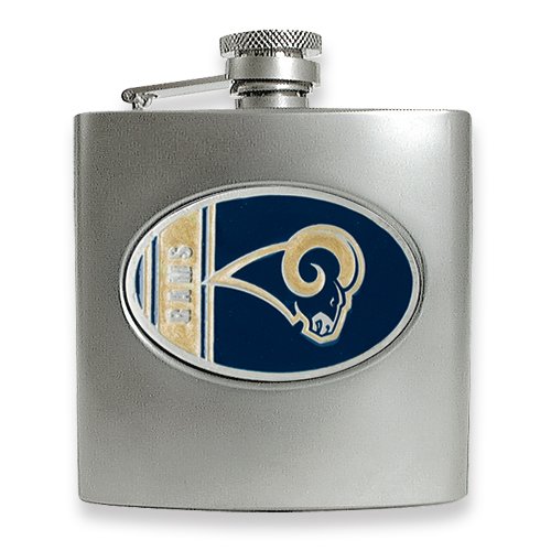 St. Louis Rams Stainless Steel Hip Flask
