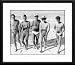 Spandau Ballet Framed And Matted 8x10 B&W Photo
