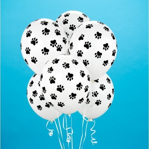 Paw Print Balloons 6 count Child Paw Print Balloons 6 count Child