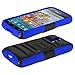 CASEFORMERS Duo Armor BLUE for Kyocera Hydro Icon Combo Case with Stand and Holster