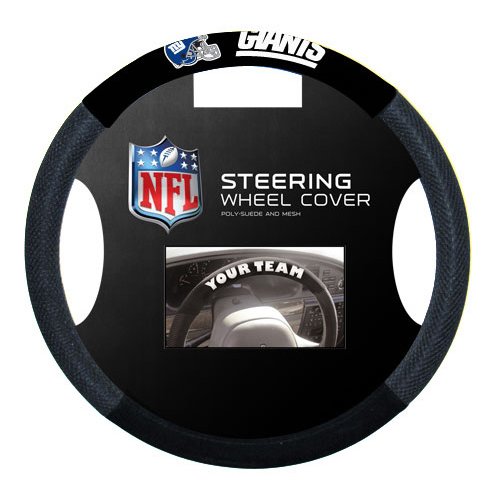 BSS - New York Giants NFL Poly-Suede Steering Wheel Cover