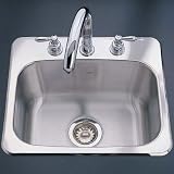 Kindred S171980ML3 Crown Silver Self-Rimming Bar Sink - Stainless Steel