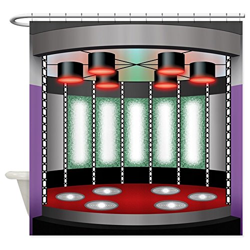 CafePress Shower Curtain - Star Trek Transporter Room Shower Curtain - White