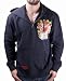 ED HARDY Christian Audigier Tattoo Zip Mens Hoodie Black Size L