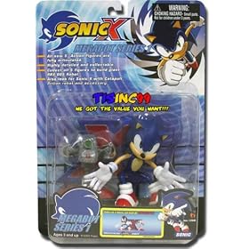 Sonic X Figure Megabot Series 1 Action Figure Sonic with X Sonic X Figure Megabot Series 1 Action Figure Sonic with X