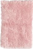 Premium Flokati Area Rug, 4x6, PINK