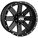Ion 134 Matte Black Beadlock Wheel with Painted Finish (18 x 9. inches /8 x 165 mm, 18 mm Offset)