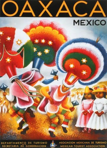 Mexico Oaxaca. Vintage Advertising Travel Reproduction Print Poster (17 x 23.5)