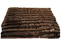 Brown Fur Pet Bed - Medium